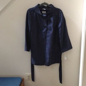 Blue car coat
